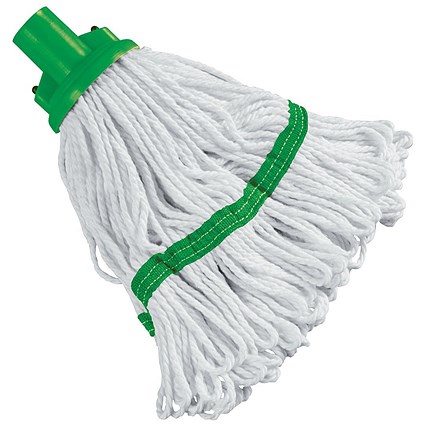 2Work Socket Mop Head 180g Green 2W10518
