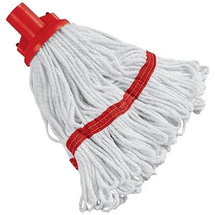 2Work Socket Mop Head 180g Red 2W10519