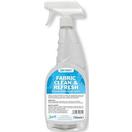 2Work Fabric Clean and Refresh Trigger Spray 750ml Pack of 6
