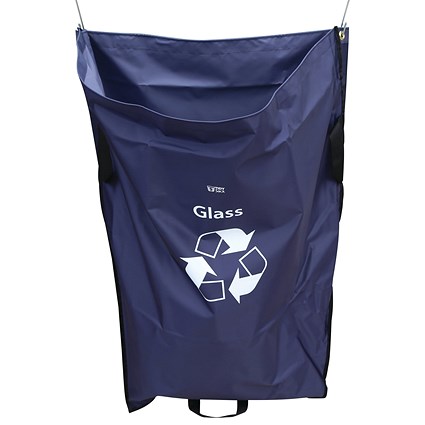 2Work Tidy Sack Glass in Vinyl Blue
