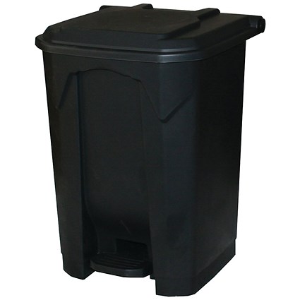 2Work Pedal Bin 50 Litre Grey