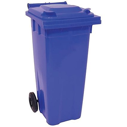 2Work Wheelie Bin 120 Litre Blue
