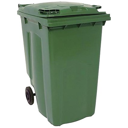 2Work Wheelie Bin 360 Litre Green