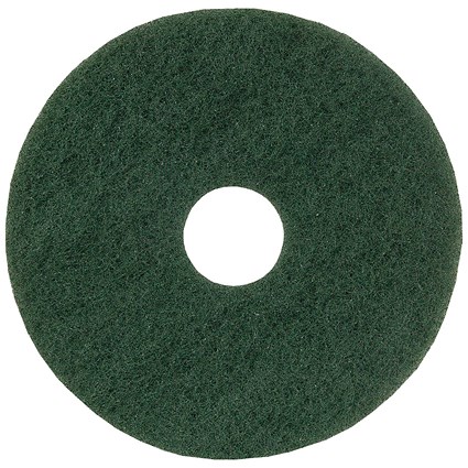 2Work Floor Pad Standard 12 Inch Green Pack of 5 2W13491