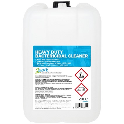 2Work Heavy Duty Bactericidal Cleaner 20 Litre