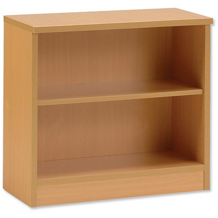Influx Bookcase Low W800xD350xH720mm Beech