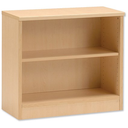 Influx Bookcase Low W800xD350xH720mm Maple