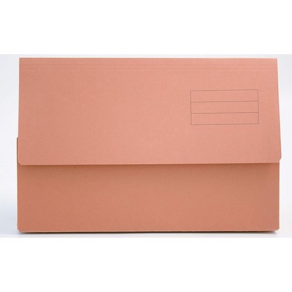 Guildhall Document Wallets 250gsm Orange PK50 - DW250-ORGZ