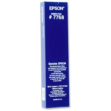 Epson Ribbon Cassette Multistrike Black [for LQ200 300 400 450 550 570 800 850 870] Ref S015255