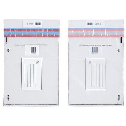 Keepsafe Security Tamper Evident Envelopes / C5 / Peel & Seal / Clear / Pack of 20