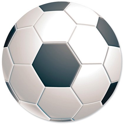 Fellowes Brite Mousepad Mat Hard Plastic for Accurate Tracking Football