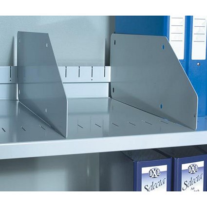 Bisley Slotted Shelf for Cupboard Grey