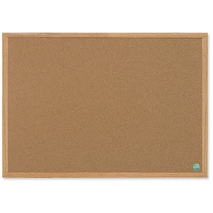 Bi-Office Earth-it Notice Board / Cork / MDF Frame / W1200xH900mm