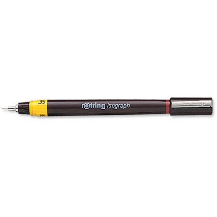 Rotring Isograph for Pen Precise Line Width to ISO 128 and ISO 3098/1 0.35mm Nib