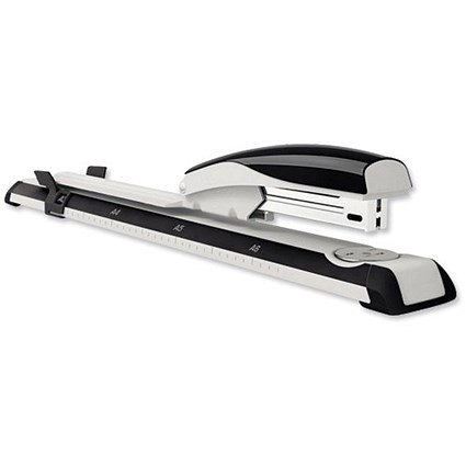 Leitz 5560 Long Arm Stapler Black and Grey