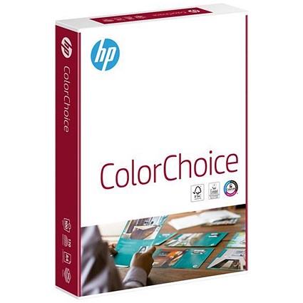 HP A4 Color Choice Paper, White, 100gsm, Ream (500 Sheets)
