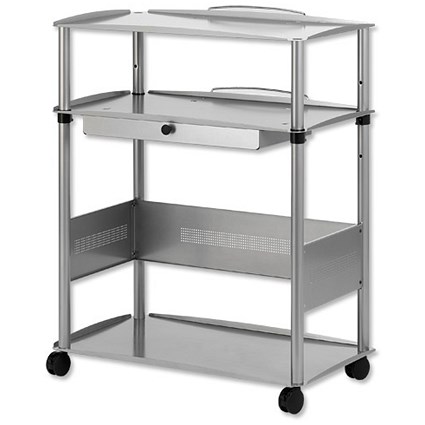 Nobo Widescreen Audio-visual Trolley for 28 inch TV Screen W900xD560xH1100mm