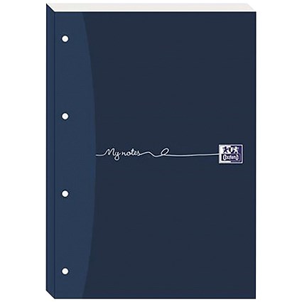 Oxford My Notes Sidebound Refill Pad, A4, Ruled with Margin, 200 Pages, Blue, Pack of 5
