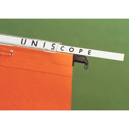 Esselte Orgarex Labels for Vertical Suspension File, Pack of 100
