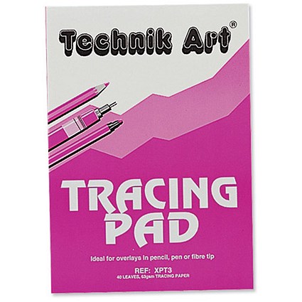 Technik Art Tracing Pad 63gsm 40 Sheets A3