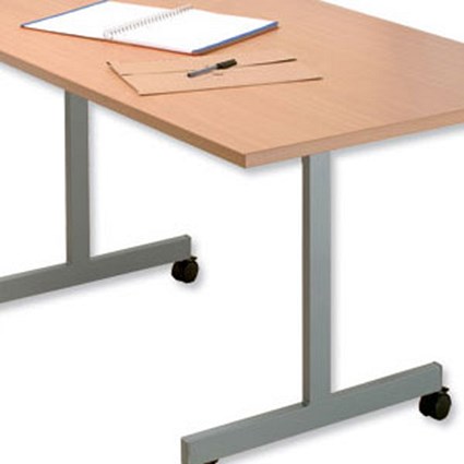 Sonix Table Folding-top Mobile Rectangular 25mm Top W1600xD800xH735mm Beech