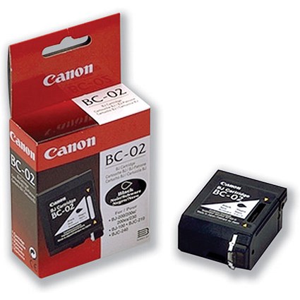 Canon Inkjet Cartridge 500 pages Black Ref BC02