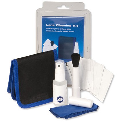 AF Carl Zeiss Camera Cleaning Kit of Brush Lens Cloth and Moist Cloths and Cleaning Fluid 30ml