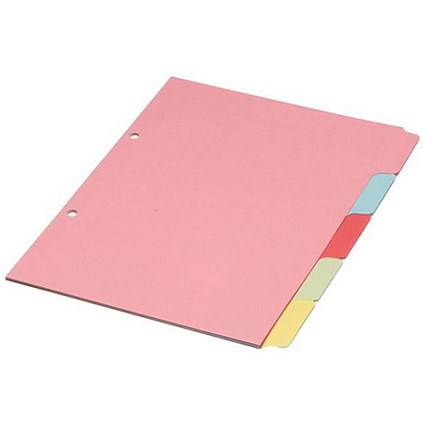 Concord Subject Dividers / 5-Part / A5 / Pack of 20