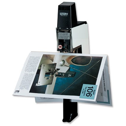 Rapid 106E Electronic Stapler 60mm stapling depth Black and Grey