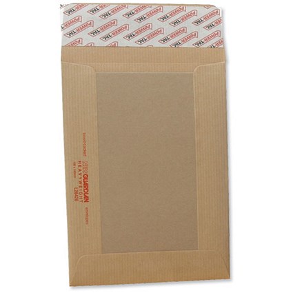 New Guardian Envelopes Heavyweight Board-backed Peel and Seal Manilla 240x165mm [Pack 125]