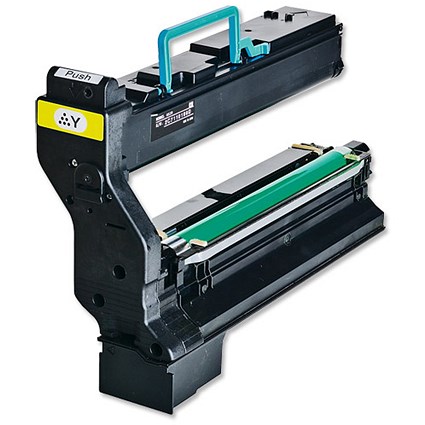 Konica Minolta Laser Toner Cartridge Page Life 12000pp Yellow Ref 1710604-006