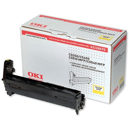 Oki C5450 Yellow Image Drum
