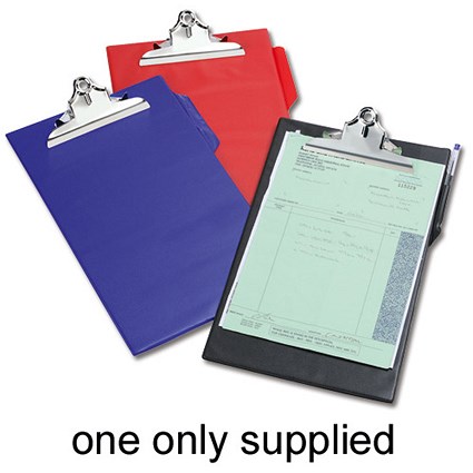 Clipboard PVC Finish Heavy Duty A4 Red