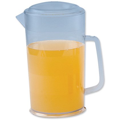 Polycarbonate Jug with Lid / Dishwasher Safe / 1.9 Litre / Clear