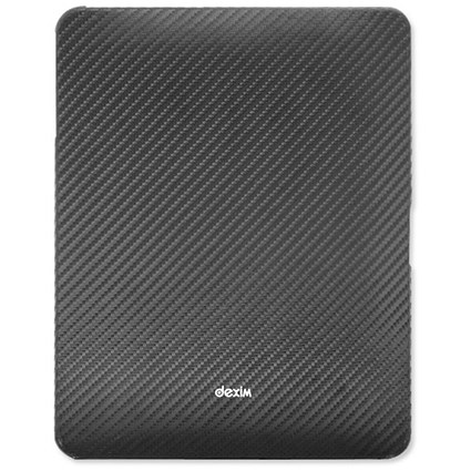 Dexim iPad Carbon Fibre Sleeve Durable Anti-scratch Black Ref IPADCFS