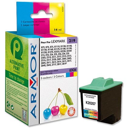 Armor Compatible Inkjet Cartridge Colour [Lexmark 10N0026E No.26 Equivalent] Ref K20207