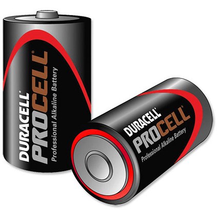 Duracell Procell Battery Alkaline 1.5V C [Pack 10]