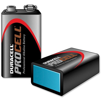 Duracell Procell Battery Alkaline 9V [Pack 10]