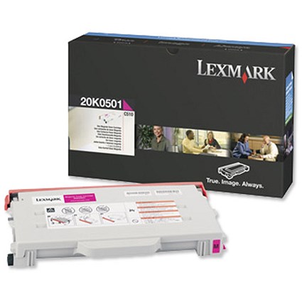 Lexmark Laser Toner Cartridge Page Life 3000pp Magenta Ref 20K0501