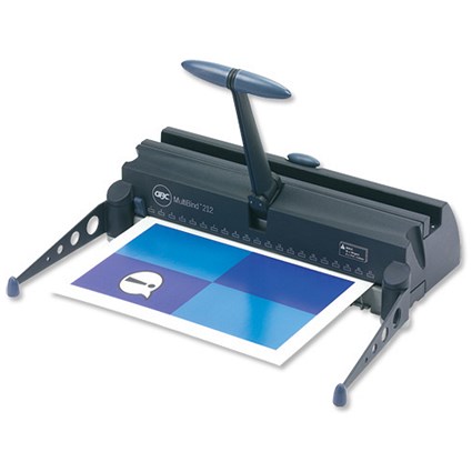 GBC Hitech Binding Machine Manual Binds 145 Sheets Punches 12x80gsm Sheets Ref IB275999