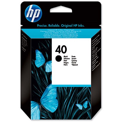 HP 40 Black Ink Cartridge