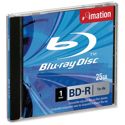 Imation Blu-ray BD-R Recordable Disk Write-once Speed 1-2X 25GB