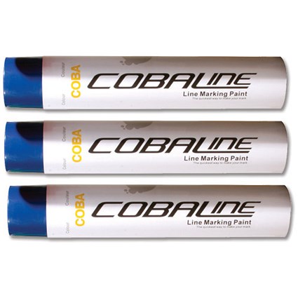 Cobaline Marking Spray CFC-free Fast-dry 750ml Blue Ref QLL00002P [Pack 6]