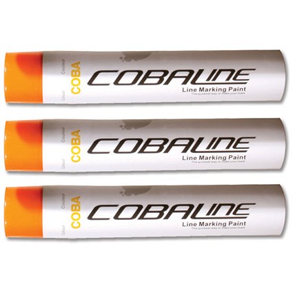 Cobaline Marking Spray CFC-free Fast-dry 750ml Orange Ref QLL00017P [Pack 6]