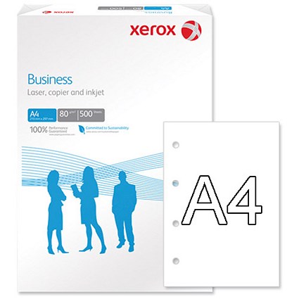Xerox Business Multifunctional Paper Ream-Wrapped 80gsm 4 Hole A4 White [500 Sheets]