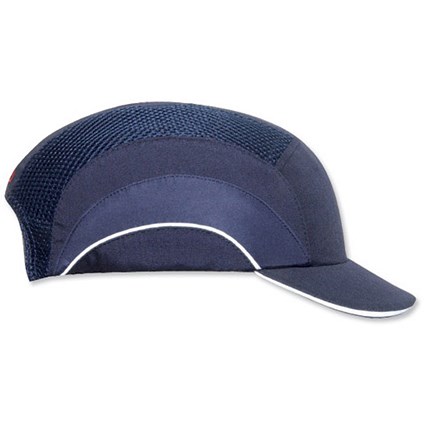 JSP Hard Cap A1 Plus / Ventilated & Adjustable / Short Peak / Navy