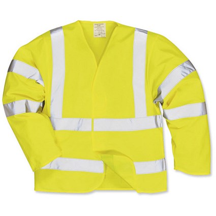 Portwest High Visibility Jerkin Jacket / Extra Large / Yellow