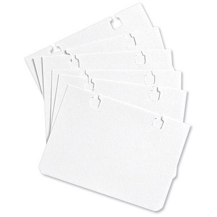 Refill Cards for A7 Indexing Units / White / Pack of 100