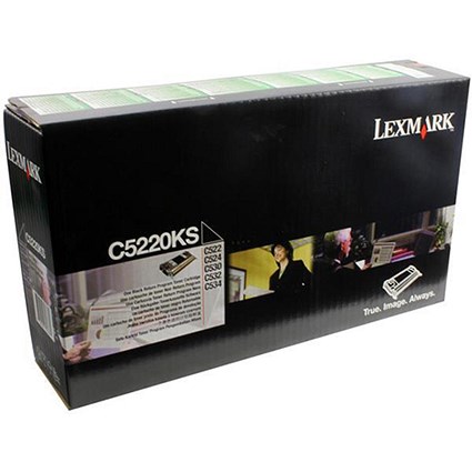 Lexmark C5220KS Black Laser Toner Cartridge