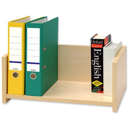 Desktop Bookcase Flat Packed Maple
